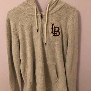 League collegiate outfitters 1/4 zip hoodie CSULB